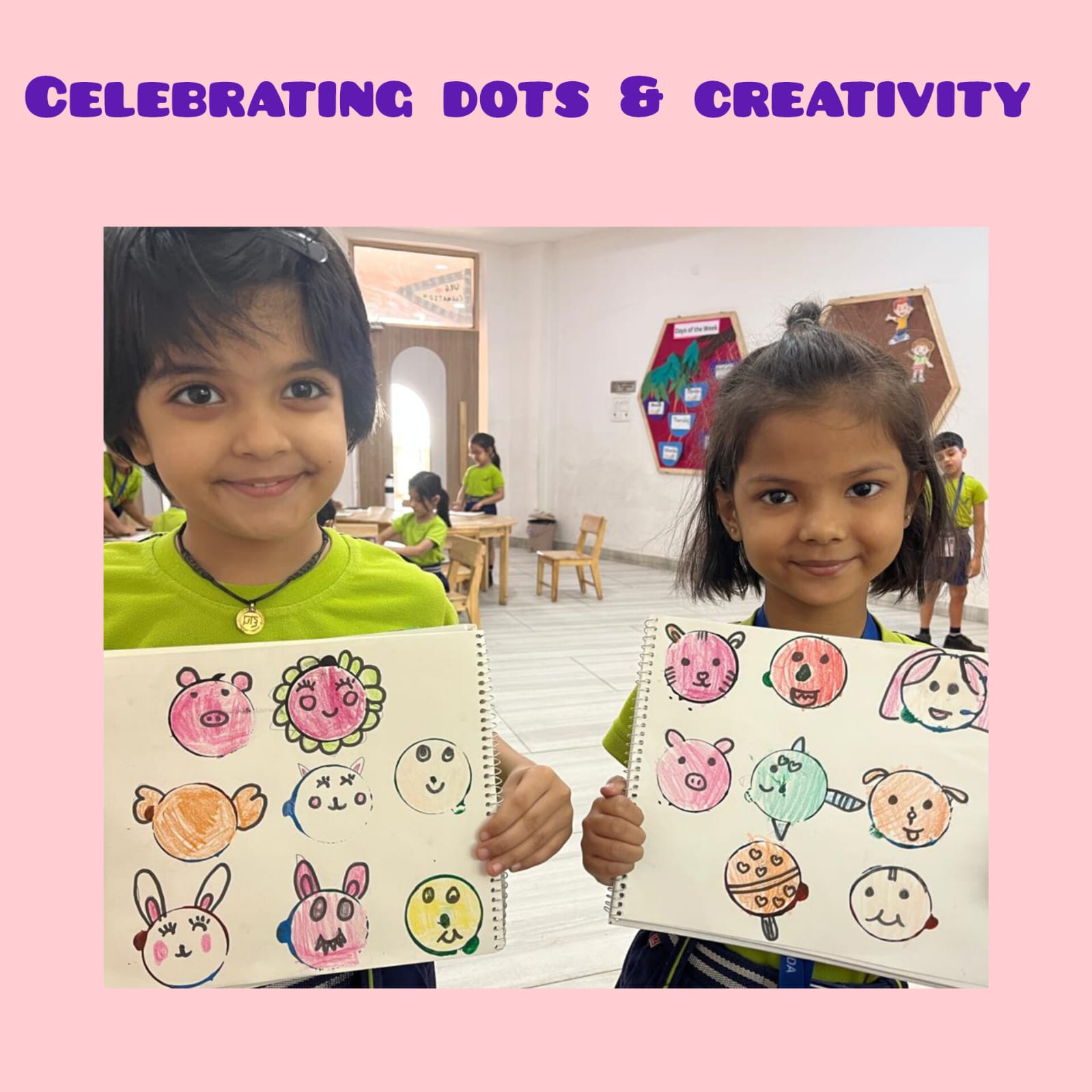 Celebrating International Dot Day at Mayoor Upvan